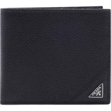 PRADA ビテルロ・ロゴ・財布・ブラック stamp: 2MO738 2CB2 F0002 145715444 [P]