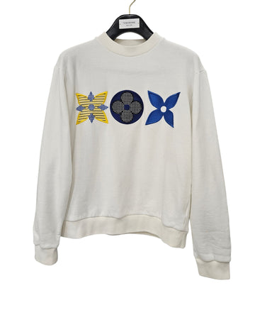 Louis Vuitton Monogram Flower Embroidered Sweatshirt XS 1A88W9 158417117 [P]