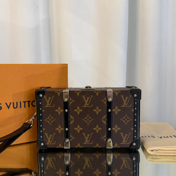Louis Vuitton Monogram Macassar Hard Trunk Wallet M20250 158424467 [P]