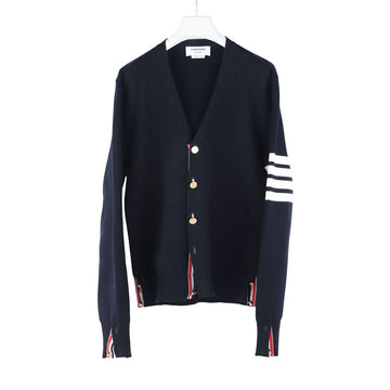 THOM BROWNE Milano-Stitch Baumwoll-Crepe Cardigan mit schrägem Arm 1 37528 158431516 [P]