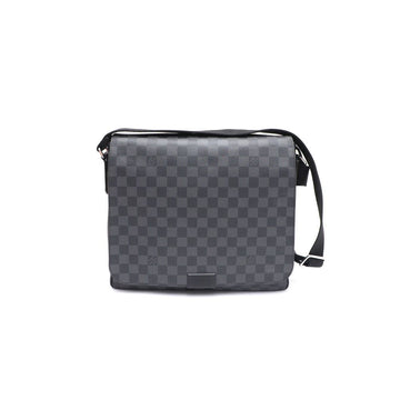 LOUIS VUITTON N41272 Damier Graphite Canvas District MM Crossbody Bag 99242623 158432130 [P]