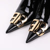 Balenciaga Black Patent Leather Ankle Boots 158435050 [P]