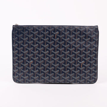 Goyard Navy Pochette Sena MM Unisex Clutch Bag 158435308 [P]