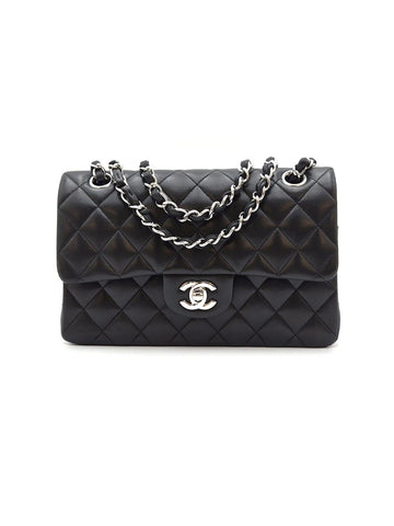 CHANEL Klassische kleine Lammleder Schwarz 22 Jahr (A01113) 158435438 [P]