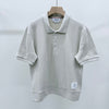 Thom Browne Cotton Short Sleeve Polo Ivory 158435961 [P]