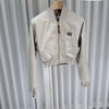 MIU MIU Panama Baumwolle Blouson Jacke Beige Damen 158440784 [P]