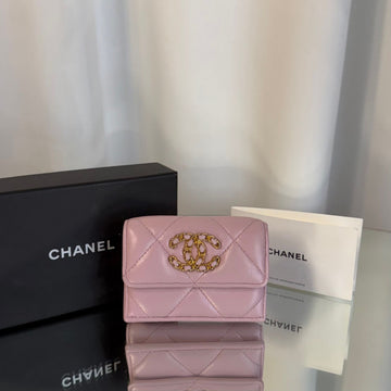 CHANEL Small 3-fold Flap Wallet 19 Series 158453001 [P]