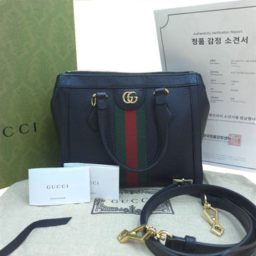 GUCCI GGオフィディアスモールトップハンドルウェブトートバッグショルダーバッグハンドルバッグ719882 158123344 [P]
