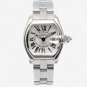 CARTIER ロードスター スモール 31ミリ W62016V3 スチール レディースウォッチ 2007年モデル 158459241 [P]