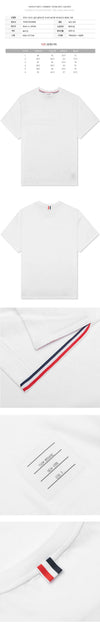 Thom Browne Relaxed Fit Side Slit T-Shirt White MJS067A 00042 100 158461851 [P]