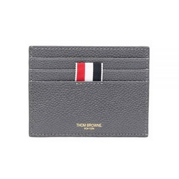 Thom Browne Card Wallet with Three Stripes Logo in Gray MAW031L 00198 025 158461861 [P]