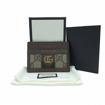 Gucci Ophidia GG Supreme Canvas Card Holder 523159 158463337 [P]
