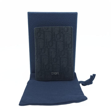 DIOR Homme Oblique Jacquard Bi-Fold Kartenhalter 12345 158463340 [P]