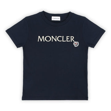 MONCLER モンクレール キッズ インファント 刺繍 ロゴ 半袖 (ネイビー) 8C00006 83907 778 8,10A 114310703 [P]