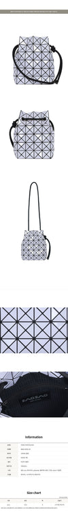 ISSEY MIYAKE 光沢仕上げのバケットバッグ BB66 AG561 85 158467989 [P]