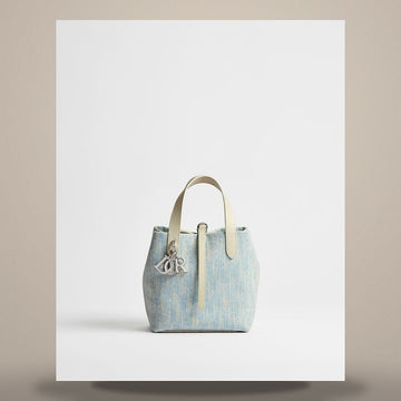LOUIS VUITTON Vertikale Tote Bag Small Celeste Blau Oblique Geschwaschenes Jacquard M2870PGHF_M43I 158470199 [P]