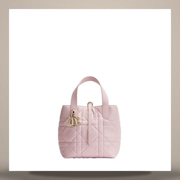 Louis Vuitton Dior Diore Tuju Vertical Tote Bag Small Rose Tendre Macro Cannage Calfskin M2835OSNW_M29N 158470252 [P]