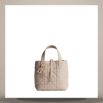 Louis Vuitton Dior Dior Tutu Vertical Tote Bag Small Rose Lingerie Macro Cannage Calfskin 158470275 [P]