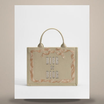 LOUIS VUITTON ミディアムトートバッグストラップベージュ、ピンク、ブラック刺繍ブックカバー (36 x 27.5 x 16.5 cm) M1354PEWL_M38I 158470329 [P]