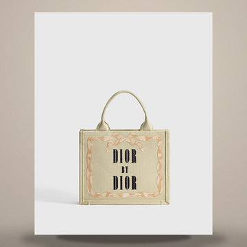 LOUIS VUITTON ブックトートストラップバッグスモールベージュ、ピンク＆ブラックブックカバー刺繍(26.5 x 22 x 14cm) M1404PEWL_M38I 158470336 [P]