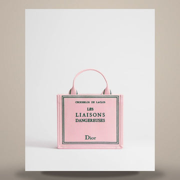 LOUIS VUITTON Buch Tote Strap Tasche Small Rosa & Grün Buchcover Stickerei (26,5 x 22 x 14 cm) M1404PEHO_M19I 158470339 [P]