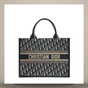 LOUIS VUITTON Medium Bag Blau mit Dior Oblique Stickerei & Kalbsleder (36,5 x 28 x 16,5 cm) M1324CZBB_M928 158470347 [P]