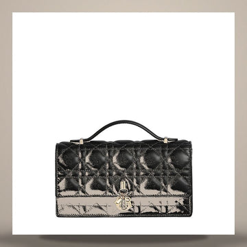 LOUIS VUITTON My Dior Mini Tasche in Schwarz Cannage-Leder 158470351 [P]