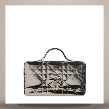 Louis Vuitton My Tender Top Handle Bag Mini Black Macro Cannage Lambskin 158470355 [P]