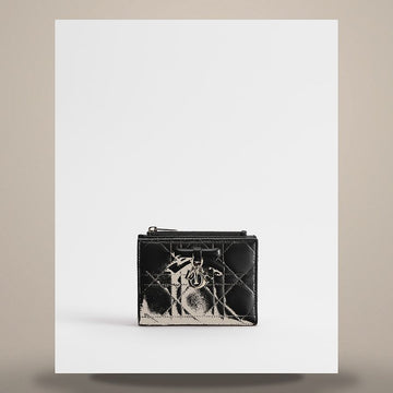 Dior Lady Dalia Wallet Black Cannage Lambskin S2605OUQA_M900 158470390 [P]