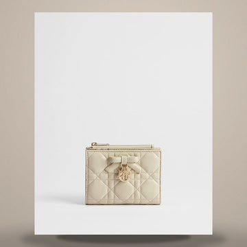 Dior Lady Dahlia Wallet Cannage Lambskin 158470412 [P]