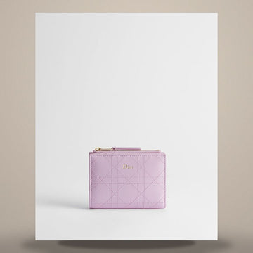 DIOR Trianon Dahlia Geldbörse Rose Saffiano Rindsleder 158470438 [P]