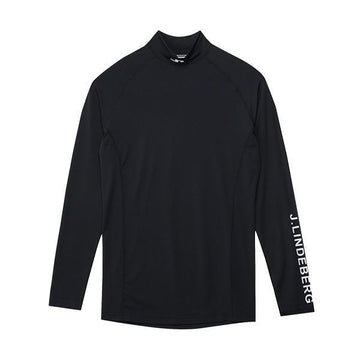 J LINDEBERG Lindberg Langarmshirt Aelo Soft Compression Schwarz Herren GMJT06334 9999 40268534 [P]