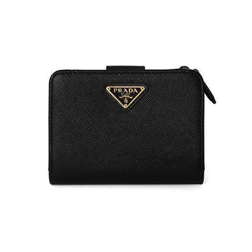 PRADA 財布 1ML018 QHH F0002 サフィアーノ 三角ロゴ ブラック 148644073 [P]