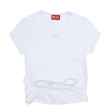 Diesel Cutout Oval D Logo Tab Women's Short Sleeve Tee 157153175 [P]