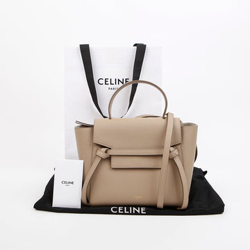 Celine Belt Bag Nano Shoulder Bag Light Taupe 158314377 [P]