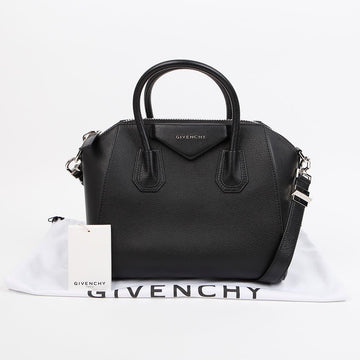 Givenchy Grain Leather Small Antigona Bag Black 158334946 [P]
