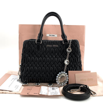 Miu Miu Crystal Cloque Tote Bag 5ba067 158478545 [P]