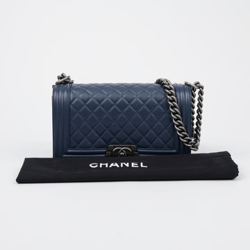 CHANEL キャビア ボーイ ミディアム ショルダー クロスバッグ A67086 158188974 [P]