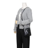 PRADA トライアングルロゴ スモール ブラッシュド レザー トートバッグ ブラック 158191111 [P]