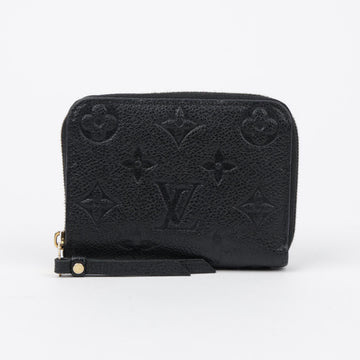 Louis Vuitton Coin Purse Monogram Empreinte Leather Black 158314566 [P]