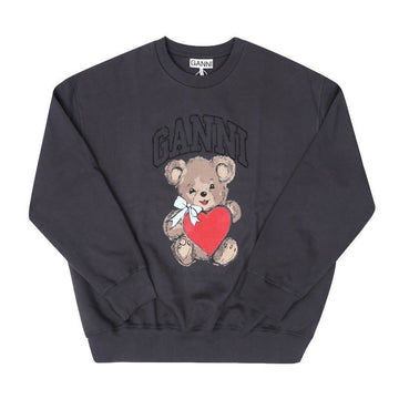 Ganni Crew Neck Sweatshirt A1060027 252 157204279 [P]
