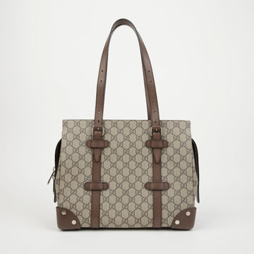 Gucci GG Leather Detail Tote Shoulder Bag 158314245 [P]