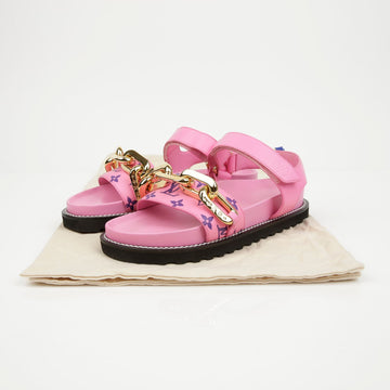 LOUIS VUITTON Paseo Komfort Sandalen 1A90PW 158376315 [P]