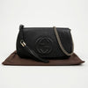 GUCCI Soho Taschentasche mit Quasten aus Leder Schwarz 158377686 [P]