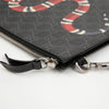 GUCCI キングスネーク キャンバス クラッチ ブラック 158377814 [P]