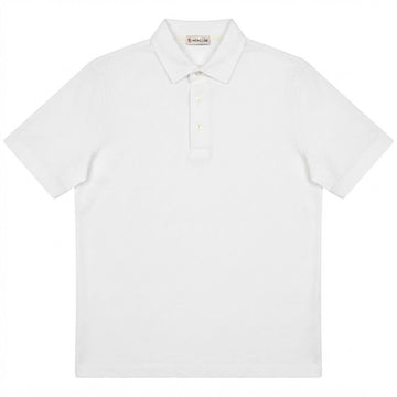 MONCLER モンクレール アームパッチ PK 半袖Tシャツ ホワイト 8A00028 899E3 034 138606994 [P]