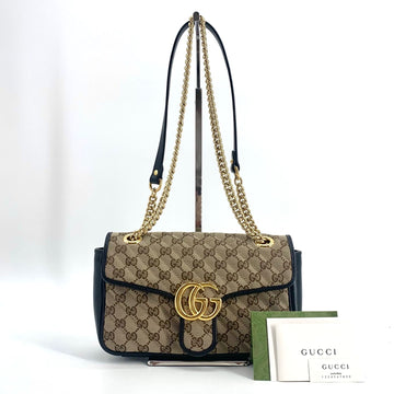 Gucci GG Marmont Matelassé Small Jacquard Shoulder Bag 443497 158480655 [P]