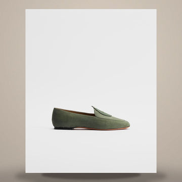 Dior Medallion Loafers Khaki Suede Goat Skin KDF216VVV_S64H 158480745 [P]