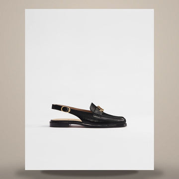 Dior Pale Slingback Loafer Black Calfskin KDF197VEA_S900 158480748 [P]