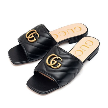 Gucci Double G Decorated Women's Sandals 646169-BKO60-1000 67190186 [P]